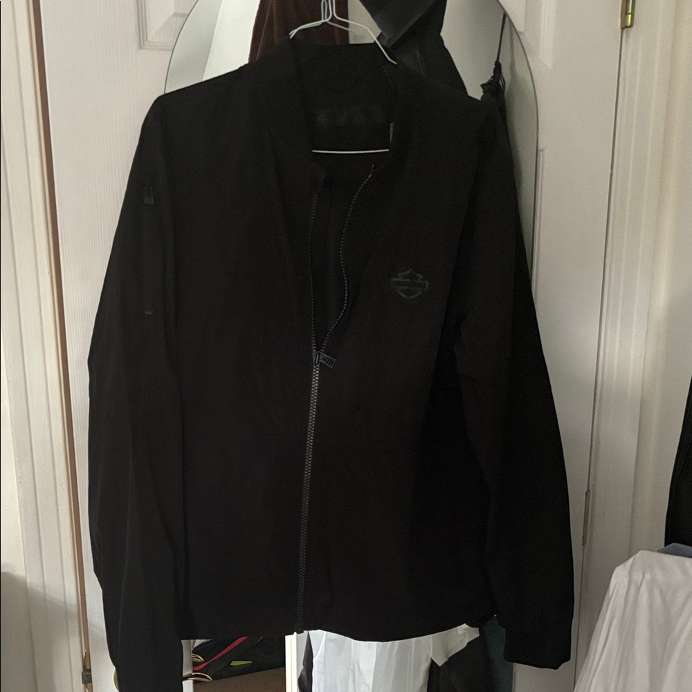 Harley-Davidson Black Knit Jacket - X-Large 100% Polyester New With Tags